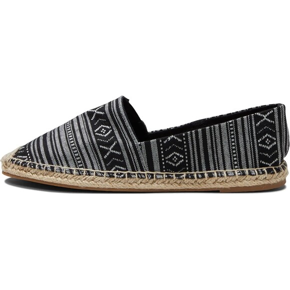 Minnetonka Pam Espadrille Slip On Flats Black White Native Print NWOB Women's 7M - Picture 13 of 15